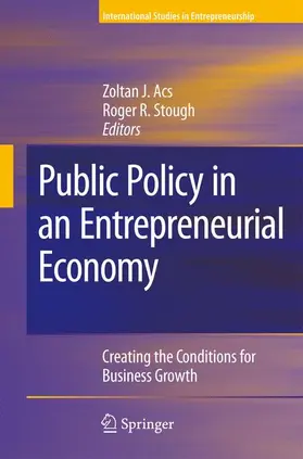 Acs / Stough |  Public Policy in an Entrepreneurial Economy | Buch |  Sack Fachmedien