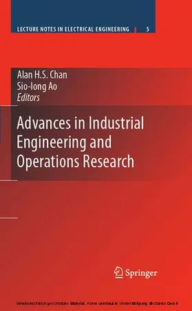 Chan / Ao |  Advances in Industrial Engineering and Operations Research | eBook | Sack Fachmedien