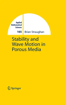 Straughan |  Stability and Wave Motion in Porous Media | eBook | Sack Fachmedien