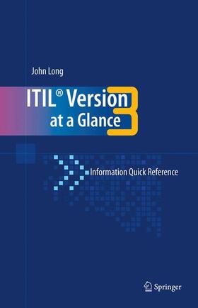 Long |  ITIL Version 3 at a Glance | Buch |  Sack Fachmedien