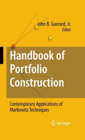 Guerard, Jr. / Guerard / Jr. |  Handbook of Portfolio Construction | eBook | Sack Fachmedien