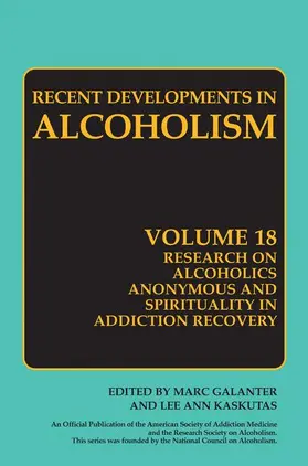 Galanter / Kaskutas |  Research on Alcoholics Anonymous and Spirituality in Addiction Recovery | Buch |  Sack Fachmedien