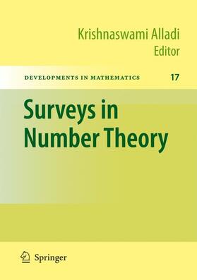 Alladi |  Surveys in Number Theory | Buch |  Sack Fachmedien