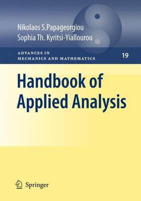 Papageorgiou / Kyritsi-Yiallourou |  Handbook of Applied Analysis | Buch |  Sack Fachmedien