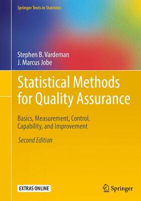 Jobe / Vardeman |  Statistical Methods for Quality Assurance | Buch |  Sack Fachmedien