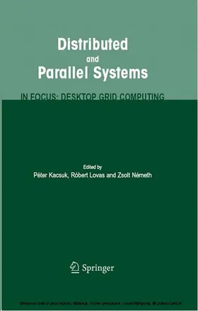 Kacsuk / Lovas / Nemeth |  Distributed and Parallel Systems | eBook | Sack Fachmedien