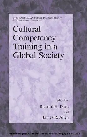 Dana / Allen |  Cultural Competency Training in a Global Society | eBook | Sack Fachmedien