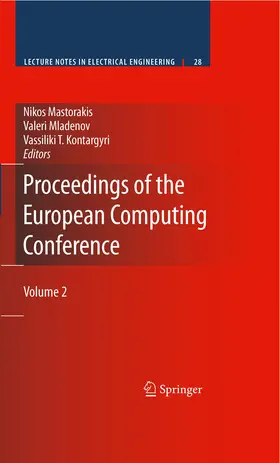 Mastorakis / Mladenov / Kontargyri |  Proceedings of the European Computing Conference | eBook | Sack Fachmedien