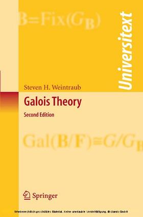 Weintraub |  Galois Theory | eBook | Sack Fachmedien