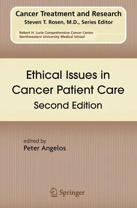 Angelos |  Ethical Issues in Cancer Patient Care | Buch |  Sack Fachmedien