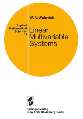 Wolovich |  Linear Multivariable Systems | Buch |  Sack Fachmedien