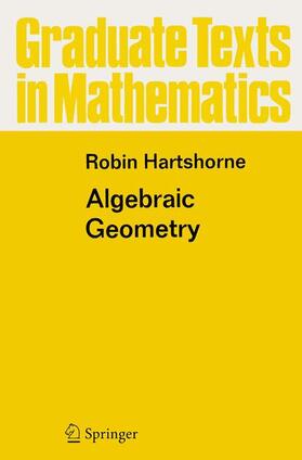 Hartshorne |  Algebraic Geometry | Buch |  Sack Fachmedien