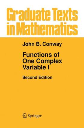 Conway |  Functions of One Complex Variable I | Buch |  Sack Fachmedien