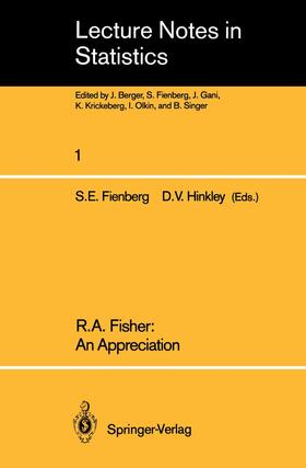 Hinkley / Fienberg |  R.A. Fisher: An Appreciation | Buch |  Sack Fachmedien