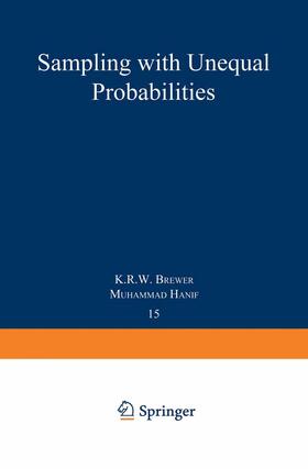 Hanif / Brewer |  Sampling With Unequal Probabilities | Buch |  Sack Fachmedien