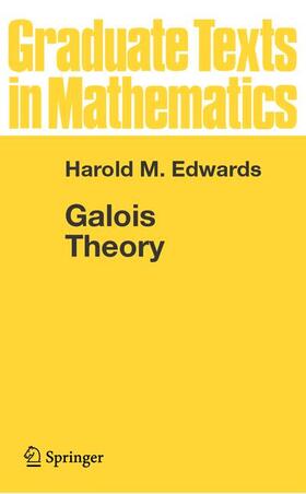 Edwards |  Galois Theory | Buch |  Sack Fachmedien