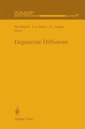 Ni / Vazquez / Peletier |  Degenerate Diffusions | Buch |  Sack Fachmedien