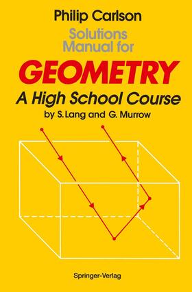 Carlson |  Solutions Manual for Geometry | Buch |  Sack Fachmedien