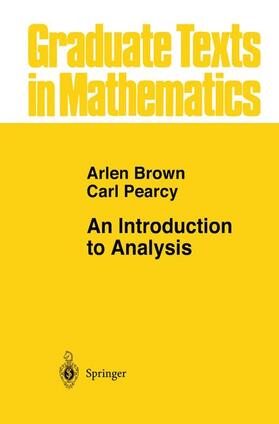 Pearcy / Brown |  An Introduction to Analysis | Buch |  Sack Fachmedien