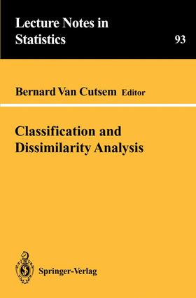 Cutsem |  Classification and Dissimilarity Analysis | Buch |  Sack Fachmedien