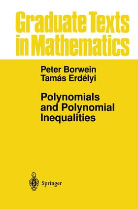 Erdelyi / Borwein |  Polynomials and Polynomial Inequalities | Buch |  Sack Fachmedien