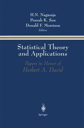 Nagaraja / Morrison / Sen |  Statistical Theory and Applications | Buch |  Sack Fachmedien