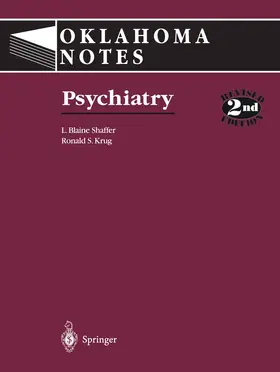 Shaffer / Krug |  Psychiatry | Buch |  Sack Fachmedien