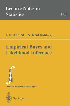 Reid / Ahmed |  Empirical Bayes and Likelihood Inference | Buch |  Sack Fachmedien