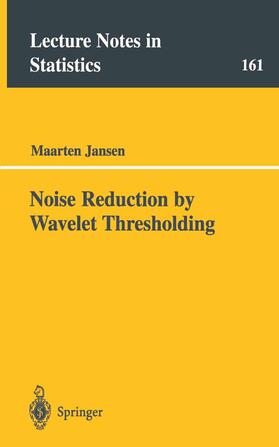 Jansen |  Noise Reduction by Wavelet Thresholding | Buch |  Sack Fachmedien