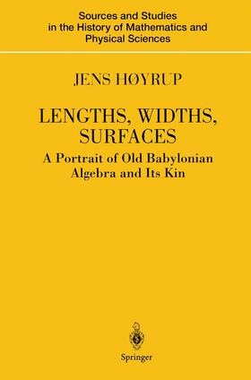 Høyrup |  Lengths, Widths, Surfaces | Buch |  Sack Fachmedien