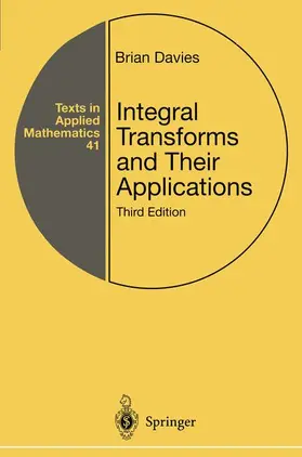 Davies |  Integral Transforms and Their Applications | Buch |  Sack Fachmedien