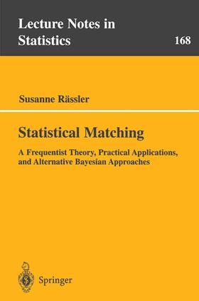 Rässler |  Statistical Matching | Buch |  Sack Fachmedien