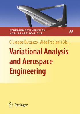 Frediani / Buttazzo |  Variational Analysis and Aerospace Engineering | Buch |  Sack Fachmedien