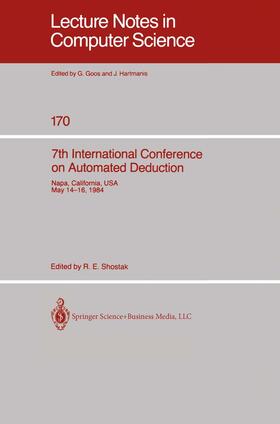 Shostak |  7th International Conference on Automated Deduction | Buch |  Sack Fachmedien