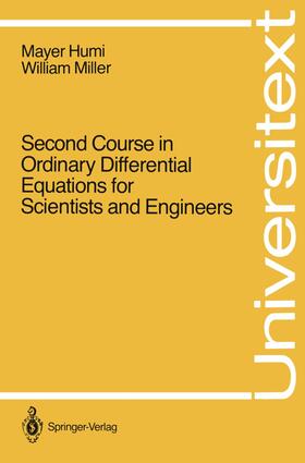 Miller / Humi |  Second Course in Ordinary Differential Equations for Scientists and Engineers | Buch |  Sack Fachmedien