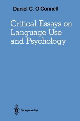  Critical Essays on Language Use and Psychology | Buch |  Sack Fachmedien