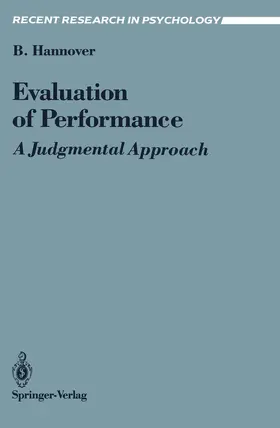 Hannover |  Evaluation of Performance | Buch |  Sack Fachmedien