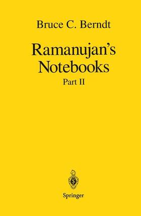 Berndt |  Ramanujan¿s Notebooks | Buch |  Sack Fachmedien