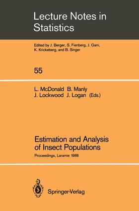 McDonald / Logan / Manly |  Estimation and Analysis of Insect Populations | Buch |  Sack Fachmedien