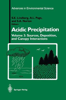 Lindberg / Norton / Page |  Acidic Precipitation | Buch |  Sack Fachmedien