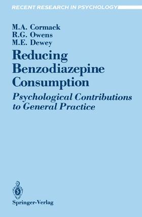 Cormack / Dewey / Owens |  Reducing Benzodiazepine Consumption | Buch |  Sack Fachmedien