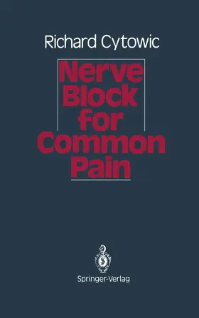 Cytowic |  Nerve Block for Common Pain | Buch |  Sack Fachmedien