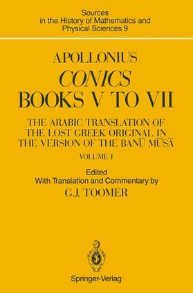 Toomer |  Apollonius: Conics Books V to VII | Buch |  Sack Fachmedien