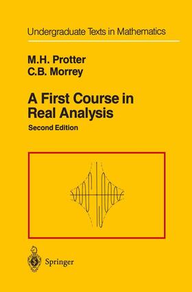 Morrey / Protter |  A First Course in Real Analysis | Buch |  Sack Fachmedien