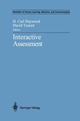 Tzuriel / Haywood |  Interactive Assessment | Buch |  Sack Fachmedien