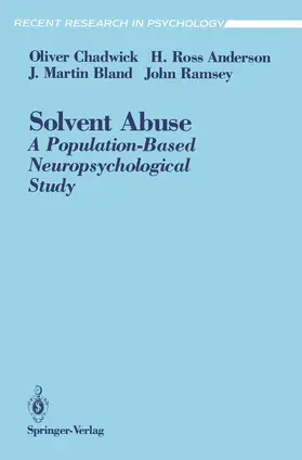 Chadwick / Ramsey / Anderson |  Solvent Abuse | Buch |  Sack Fachmedien