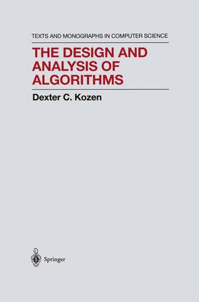 Kozen |  The Design and Analysis of Algorithms | Buch |  Sack Fachmedien