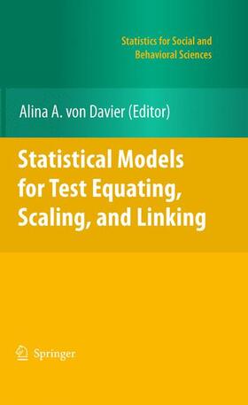 von Davier |  Statistical Models for Test Equating, Scaling, and Linking | Buch |  Sack Fachmedien
