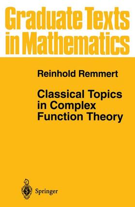 Remmert |  Classical Topics in Complex Function Theory | Buch |  Sack Fachmedien