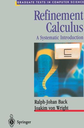 Wright / Back |  Refinement Calculus | Buch |  Sack Fachmedien